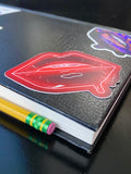 Red Neon Lips Stickers - Giovannie's Originals