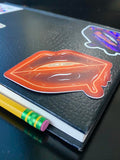 Orange Lips Stickers - Giovannie's Originals