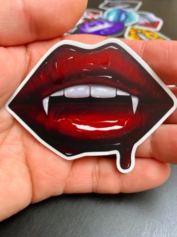 Vampire Lips Stickers - Giovannie's Originals