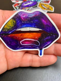 Galaxy Lips Stickers - Giovannie's Originals