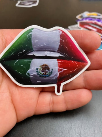 Mexico Lips Stickers - Giovannie's Originals