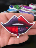 Harley Quinn Lips Stickers - Giovannie's Originals