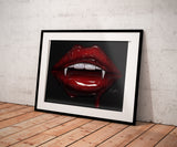 Vampire Lips Print - Giovannie's Originals