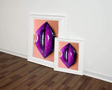 Phlox Purple Glossy Lips Print - Giovannie's Originals