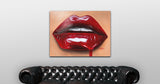Original Red Lips Painting - Giovannie's Originals